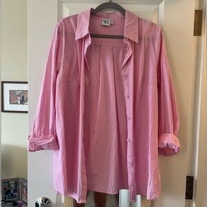 Princess Polly Pink Buttondown